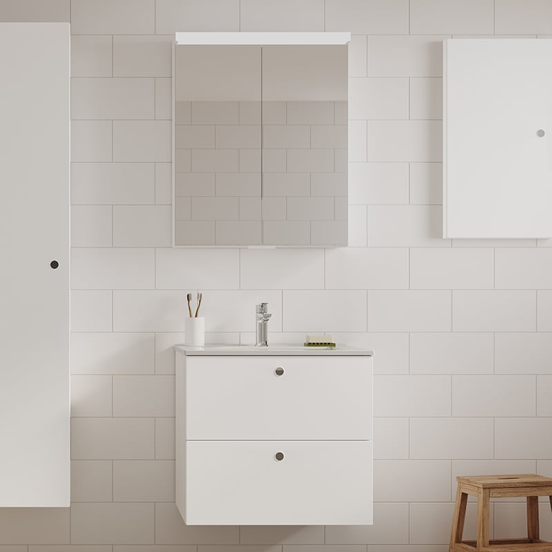 Intro møbelserie i hvit matt