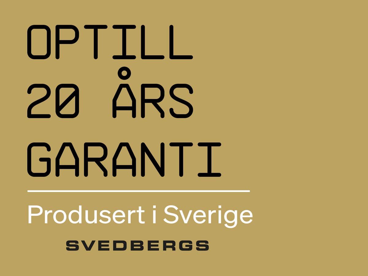 Opptil 20 års garanti