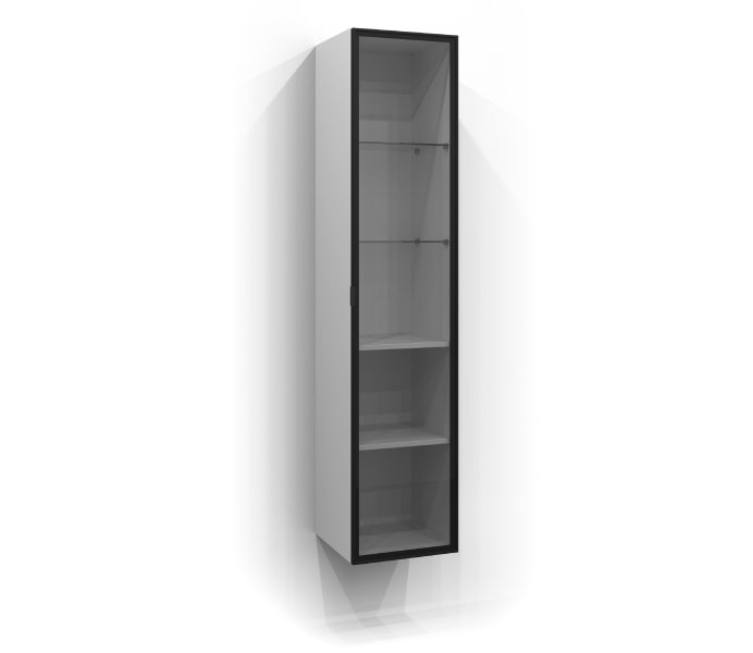 Høyskap 160x35 vitrine