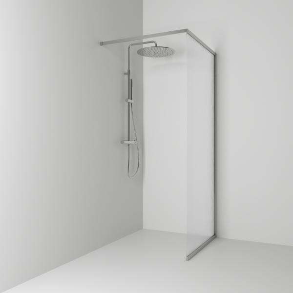 Langfoss skjermvegg 200 med linjeglass