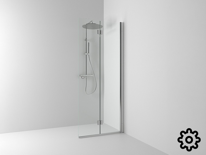 Skoga vikskjermvegg dusj reservedeler