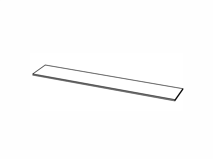 Glasshylle speilskap 80 cm