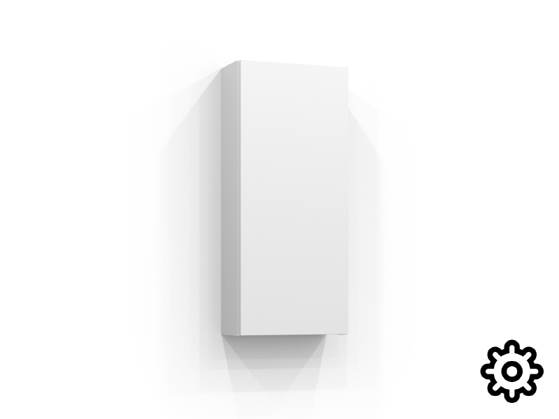 Vegghengt skap reservedeler